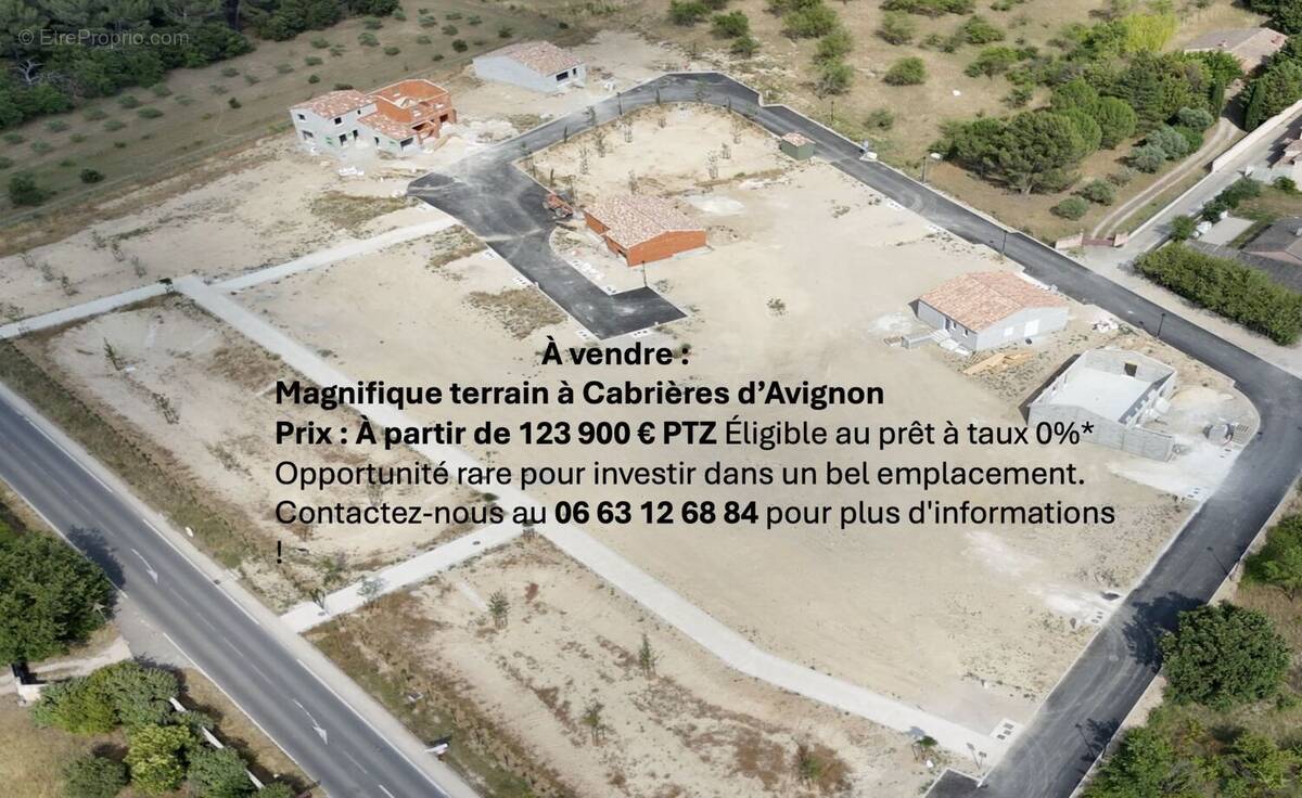 Terrain à CABRIERES-D&#039;AVIGNON