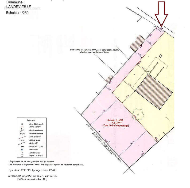 Terrain à LANDEVIEILLE