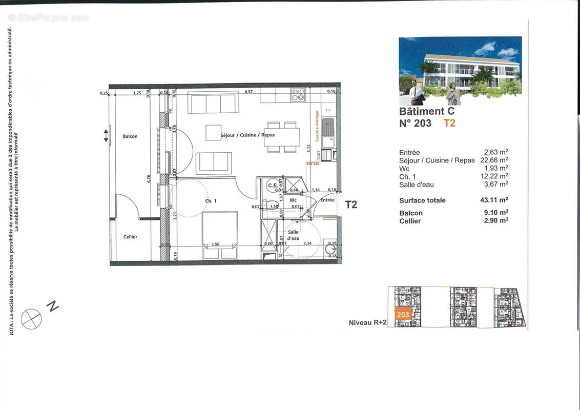 Appartement à SAUJON