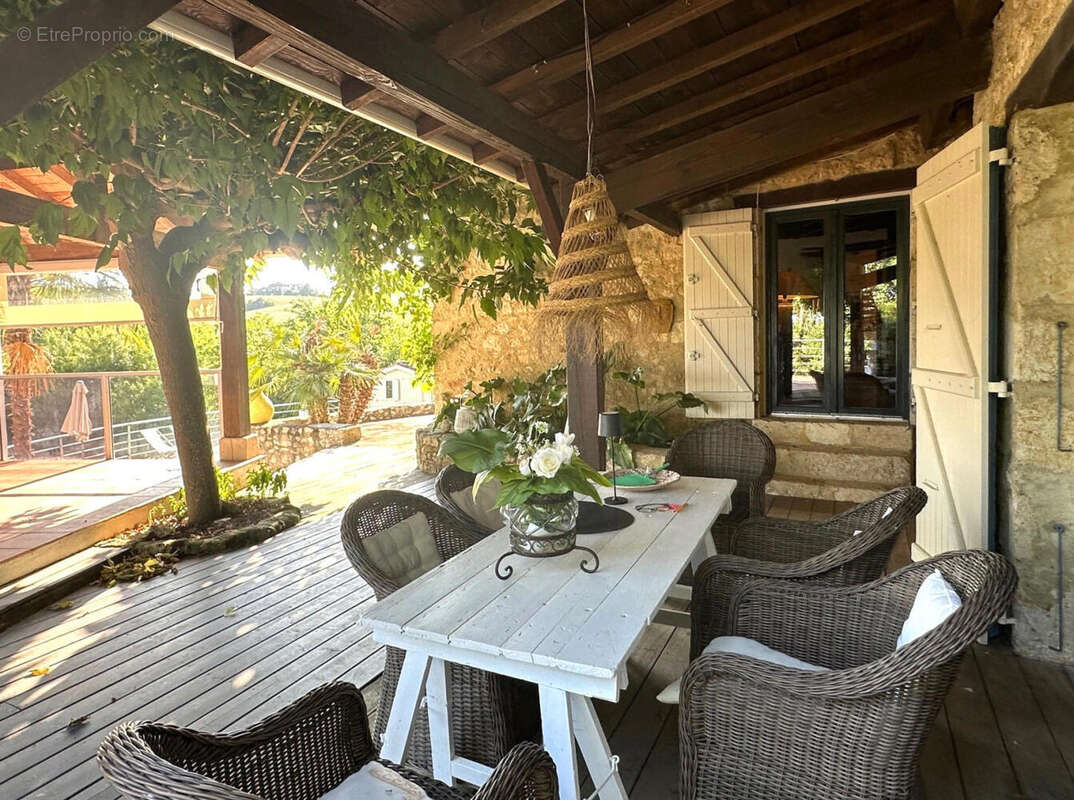 TERRASSE OMBRAGEE.. - Maison à CASTERA-VERDUZAN