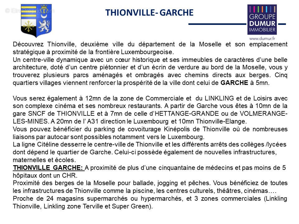 Maison à THIONVILLE