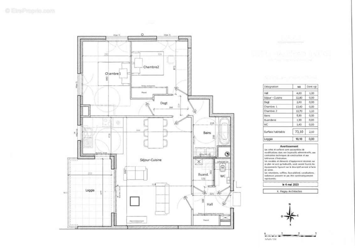 Appartement à LYON-4E