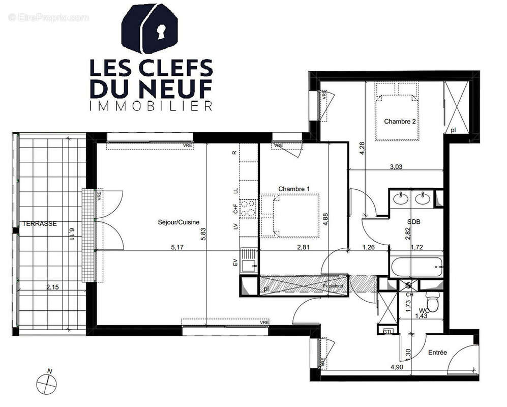 Appartement à TOULOUSE