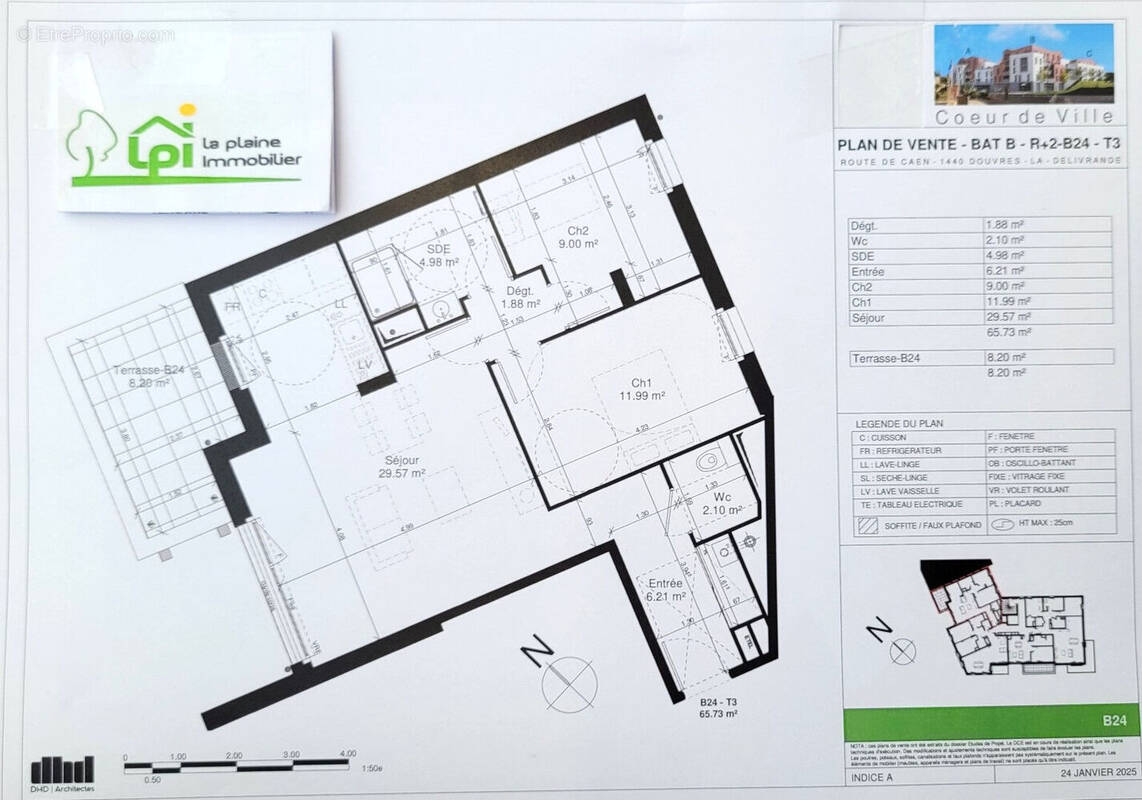 Appartement à DOUVRES-LA-DELIVRANDE