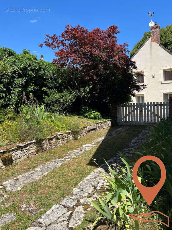 entrée jardin - Maison à CERNOY-EN-BERRY