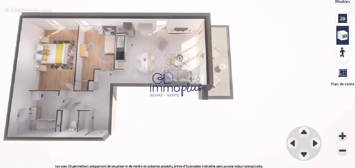 Image non contractuelle - Appartement à CHALLES-LES-EAUX