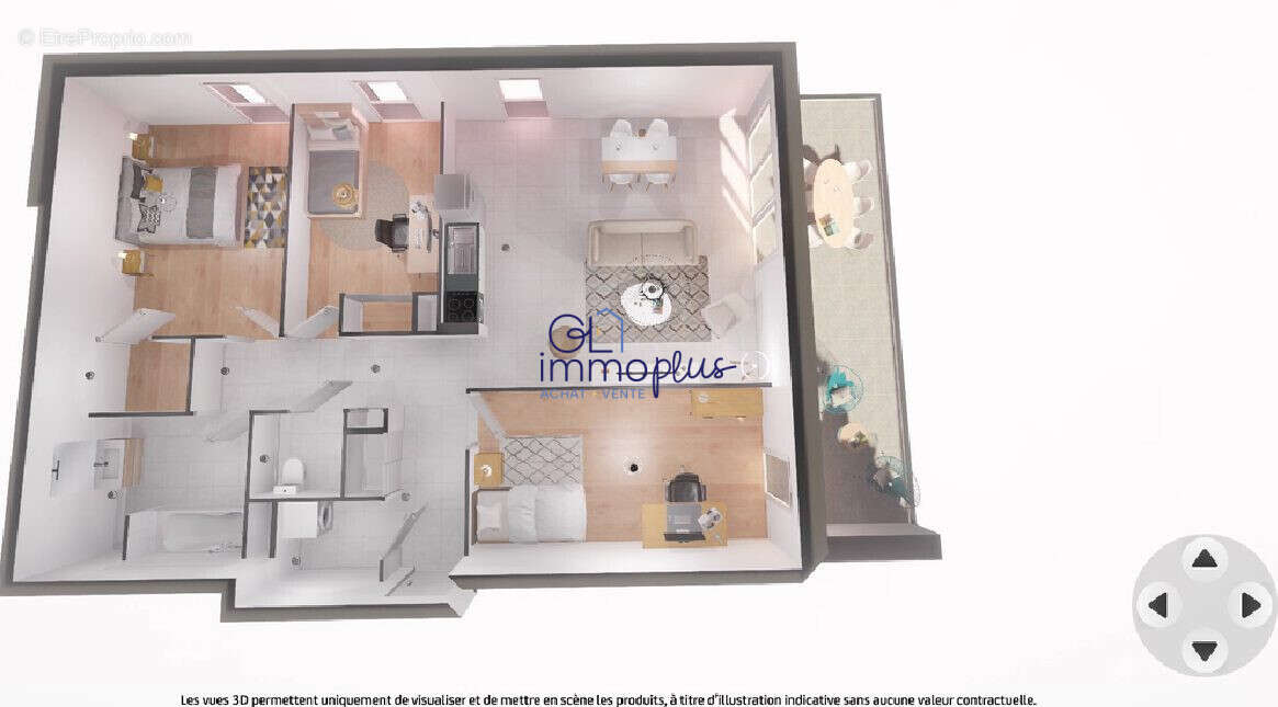 Image non contractuelle - Appartement à CHALLES-LES-EAUX