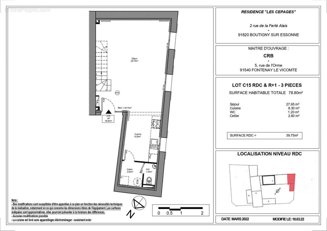Maison à BOUTIGNY-SUR-ESSONNE
