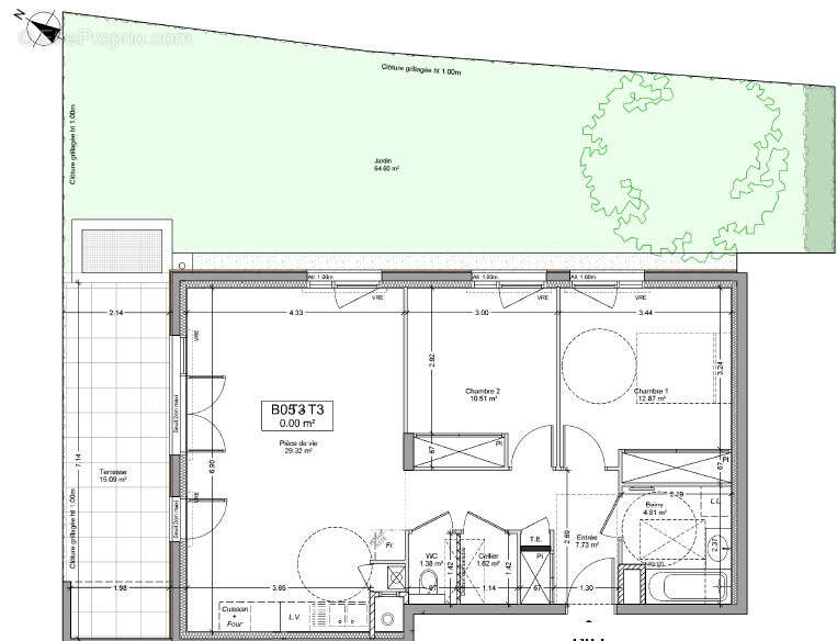 Appartement à VILLY-LE-PELLOUX