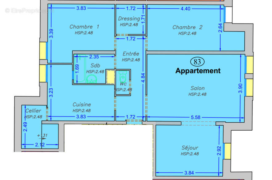 Appartement à REIMS