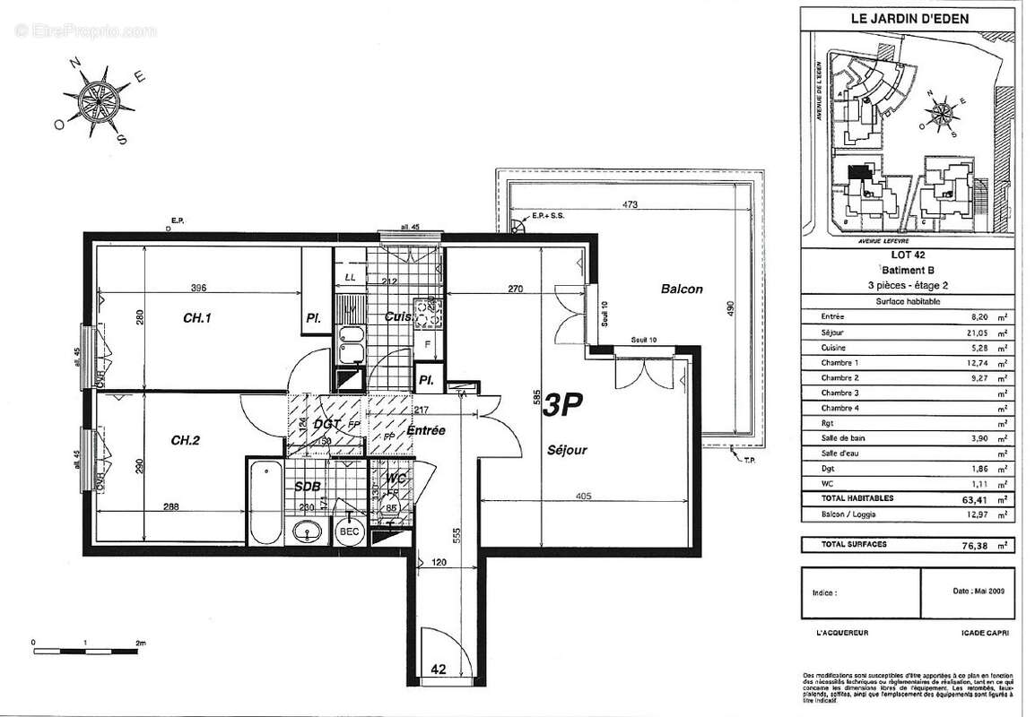 Appartement à LE PLESSIS-TREVISE