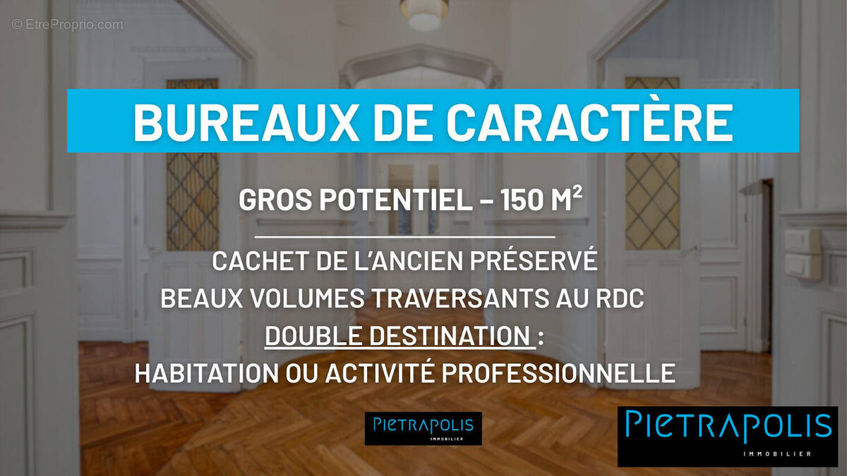 Bureaux de caractère - Commerce à LYON-6E