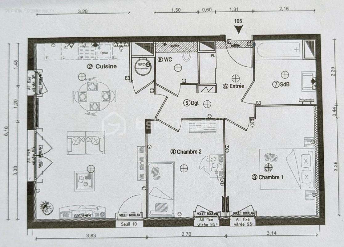 Appartement à BALLAINVILLIERS