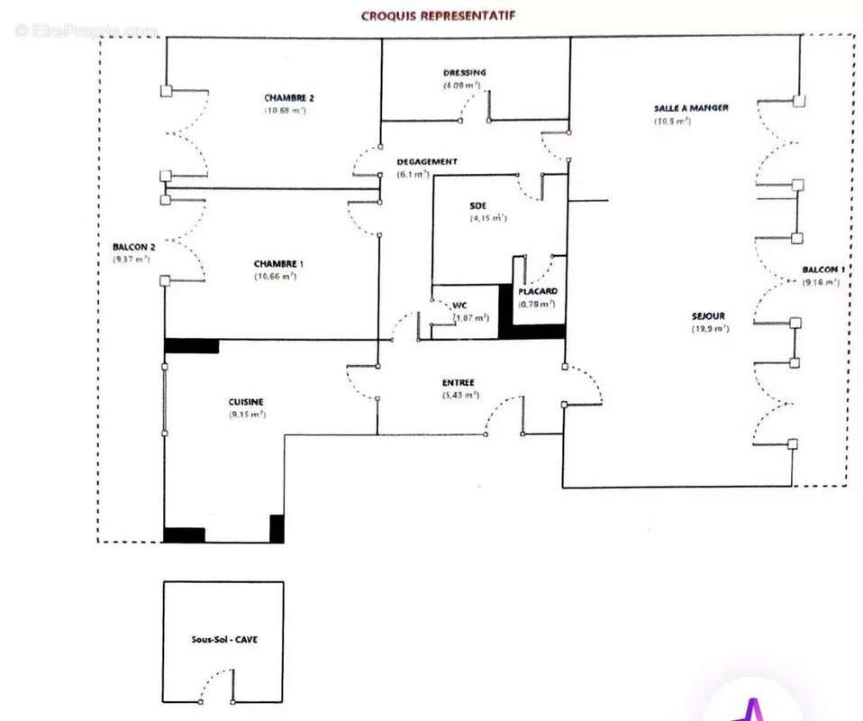 Appartement à MONTREUIL