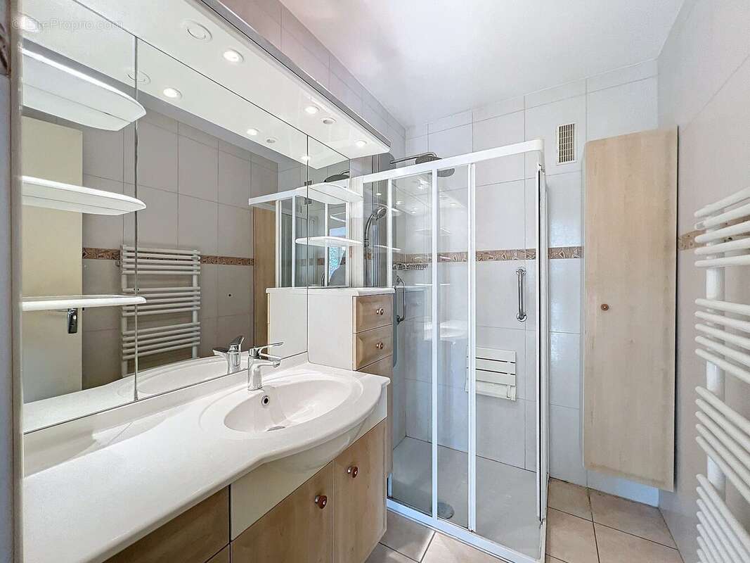 SALLE DE DOUCHE - Appartement à LE PONT-DE-CLAIX