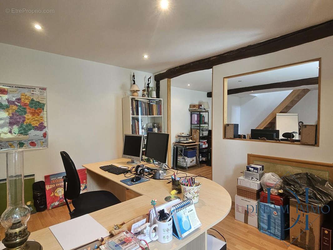 chambre/bureau 2 depuis accès séjour - Maison à GASNY