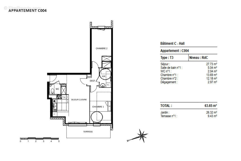 Appartement à SALOUEL