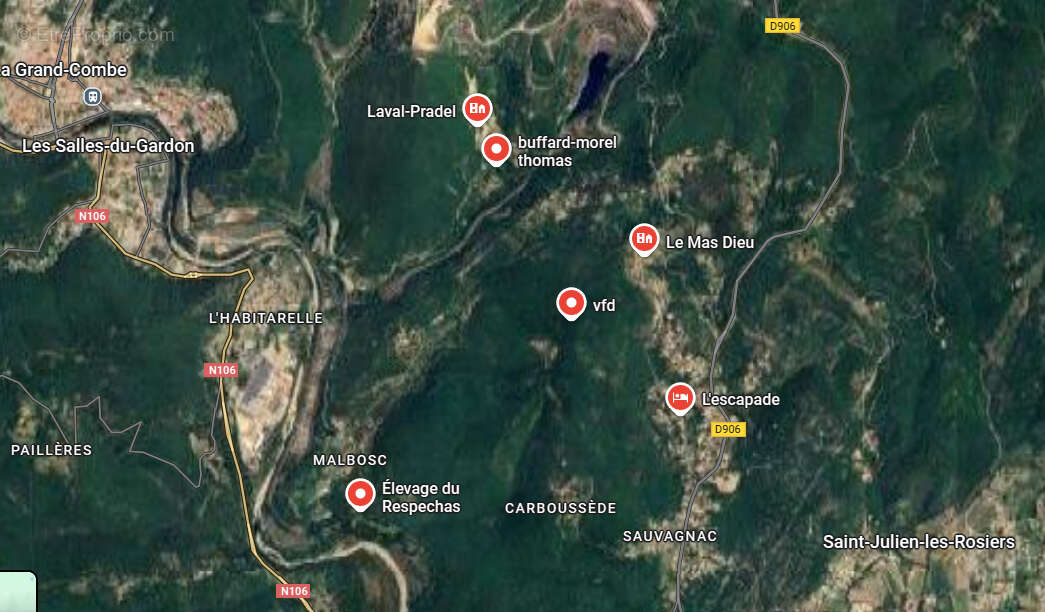 Terrain à LAVAL-PRADEL