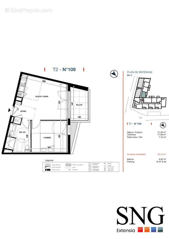 Appartement à LEGUEVIN