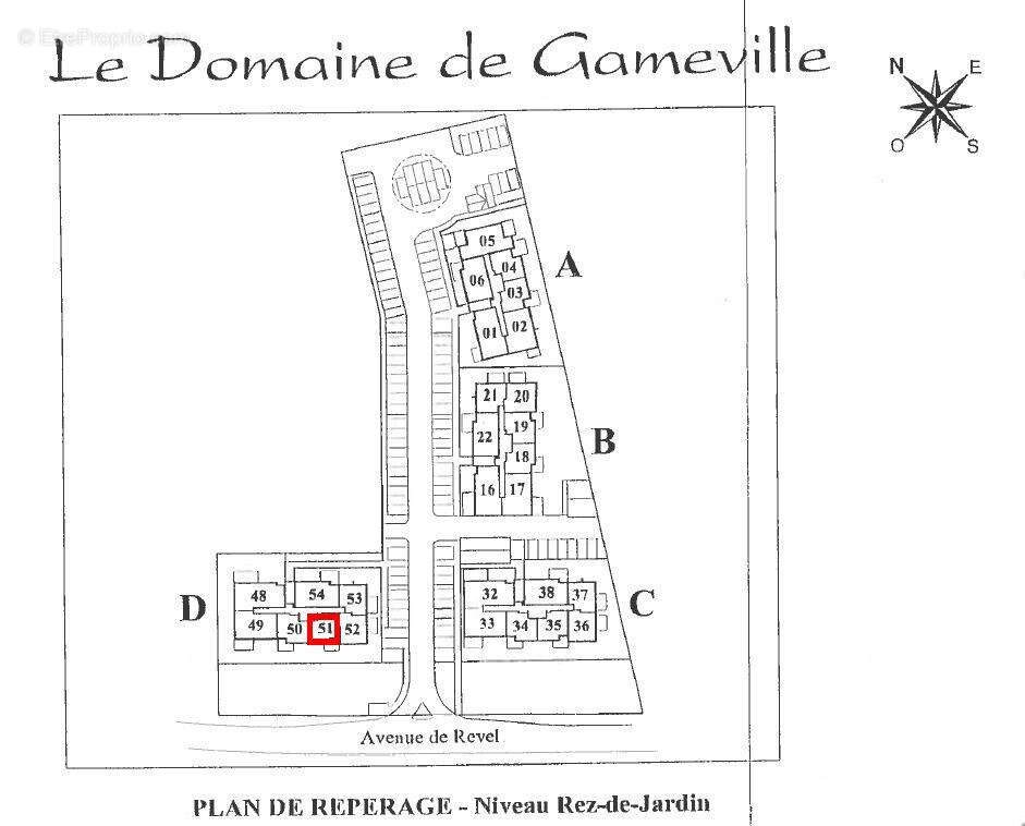Appartement à SAINT-ORENS-DE-GAMEVILLE