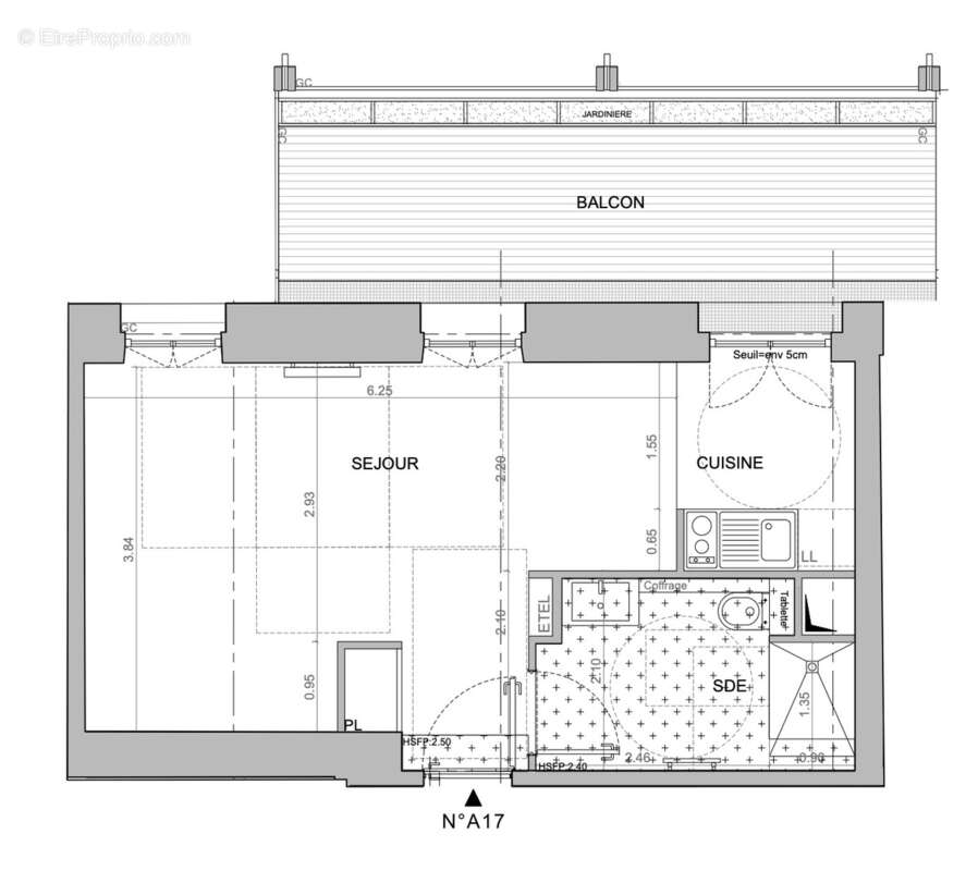 Appartement à PARIS-20E