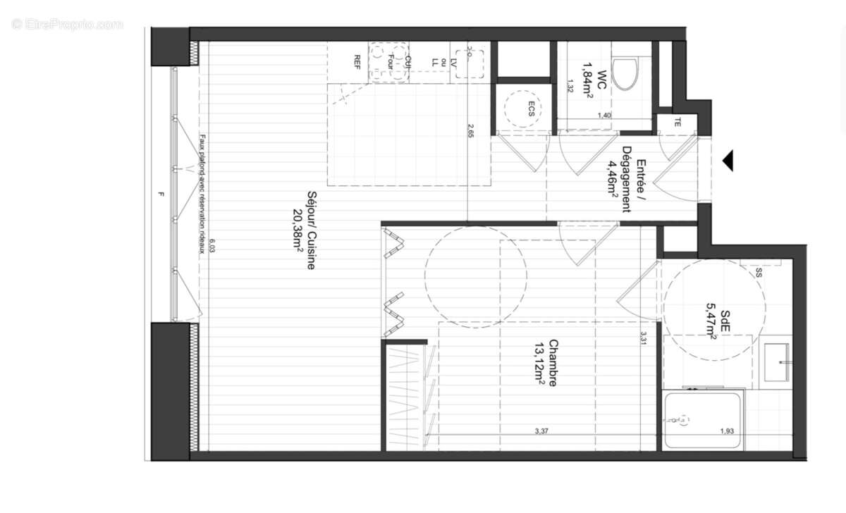 Appartement à MARSEILLE-7E