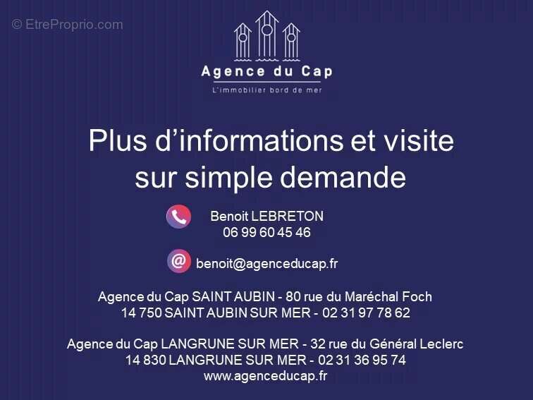 Appartement à SAINT-AUBIN-SUR-MER