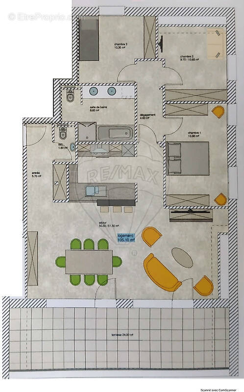 Appartement à OBERHERGHEIM