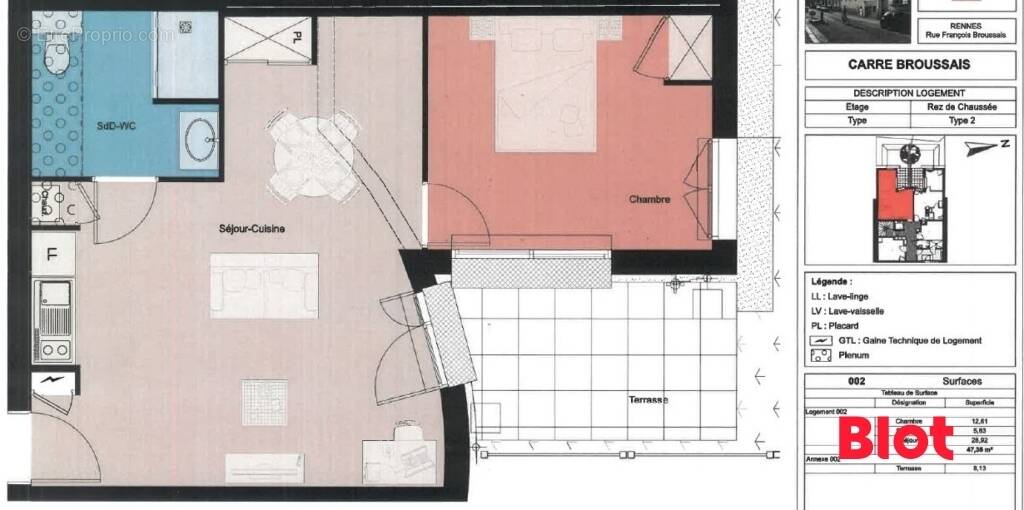 Appartement à RENNES