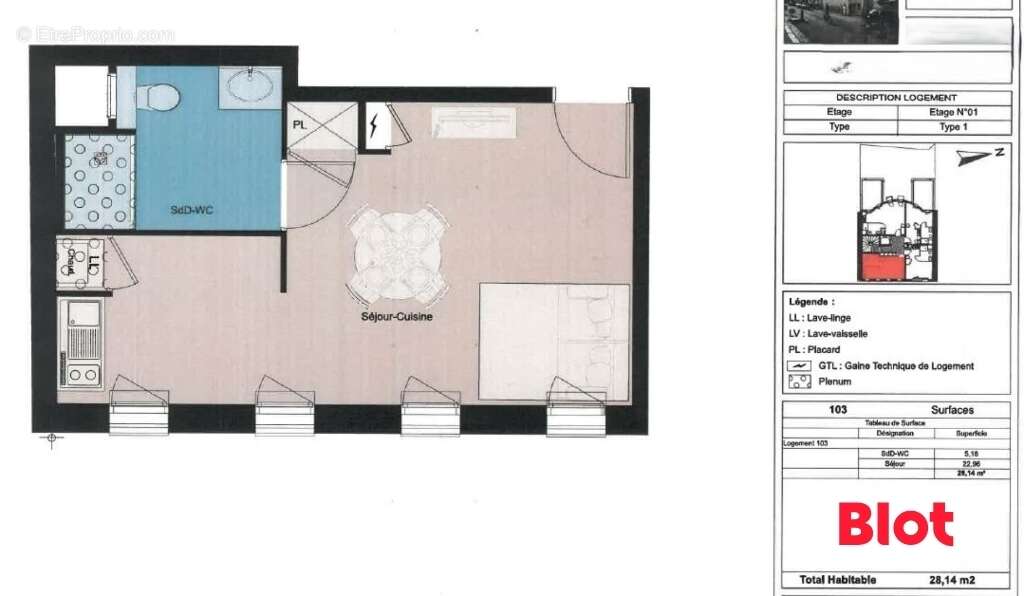 Appartement à RENNES