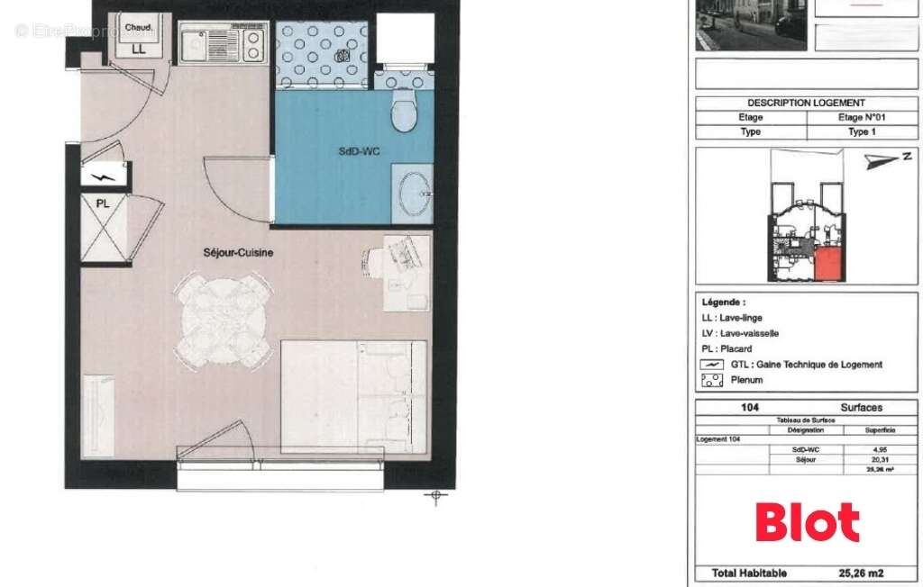 Appartement à RENNES