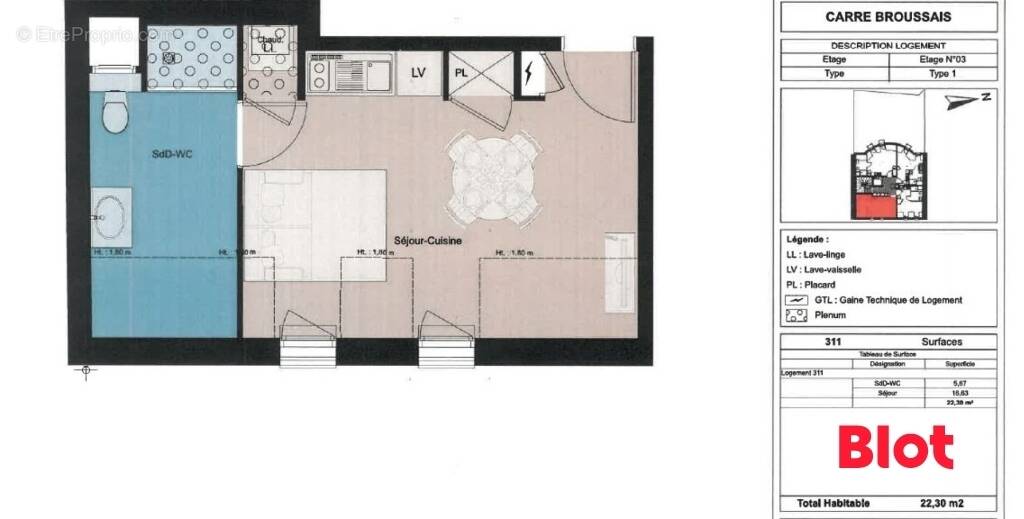 Appartement à RENNES