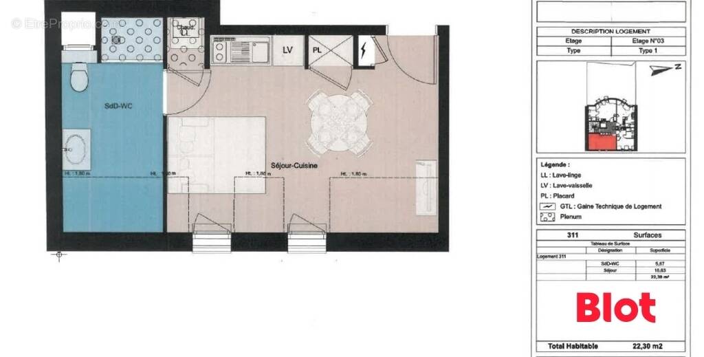 Appartement à RENNES