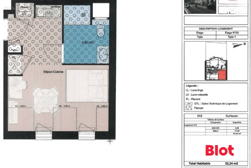 Appartement à RENNES