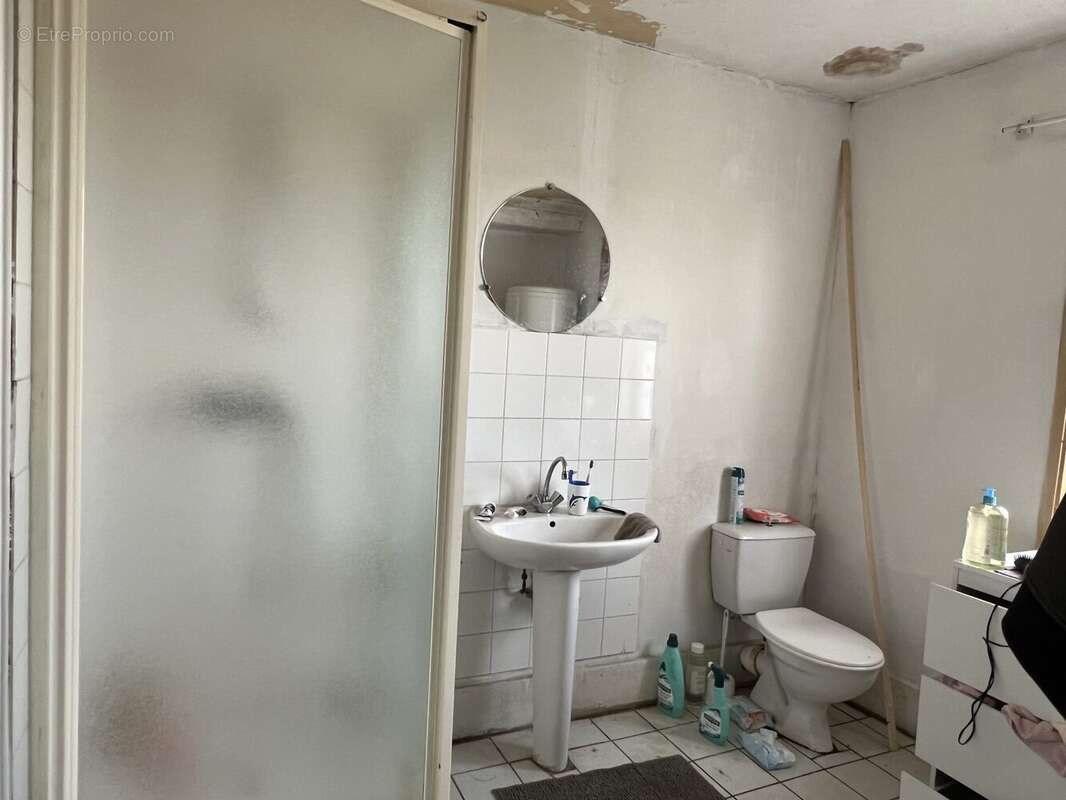 salle d&#039;eau + WC - Maison à BRIOUZE