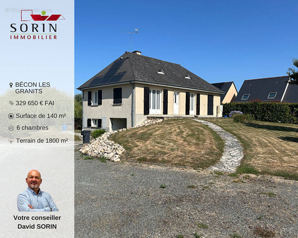 Maison à BECON-LES-GRANITS