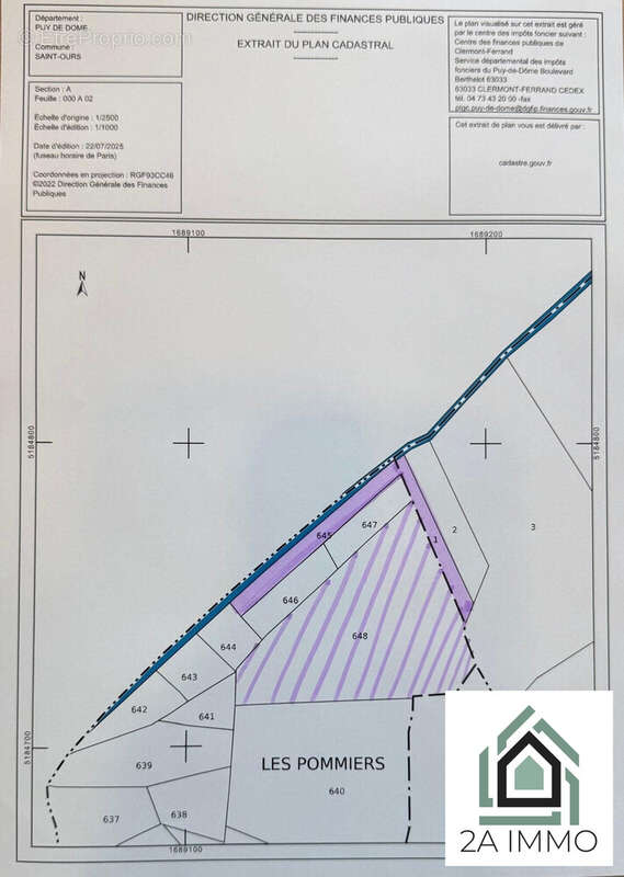 Terrain à SAINT-OURS