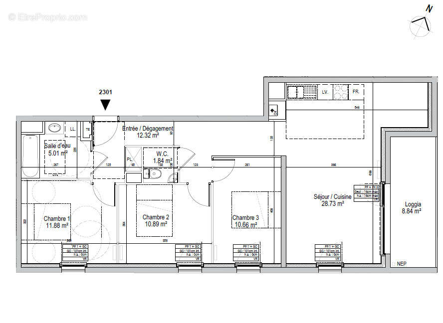 Appartement à NANCY
