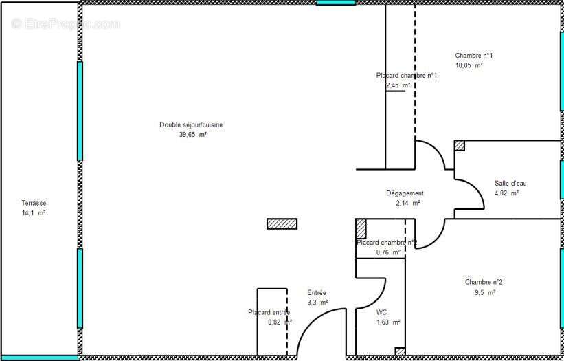 Appartement à VILLENEUVE-LOUBET