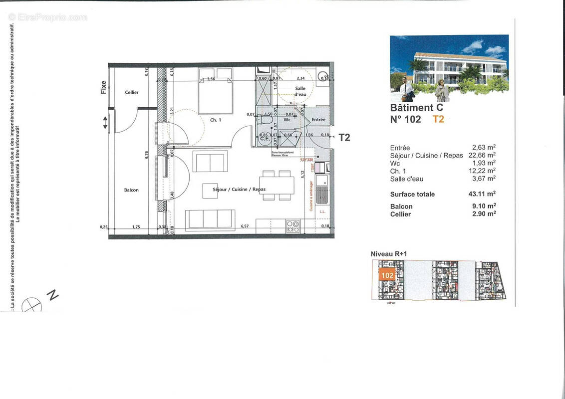 Appartement à SAUJON