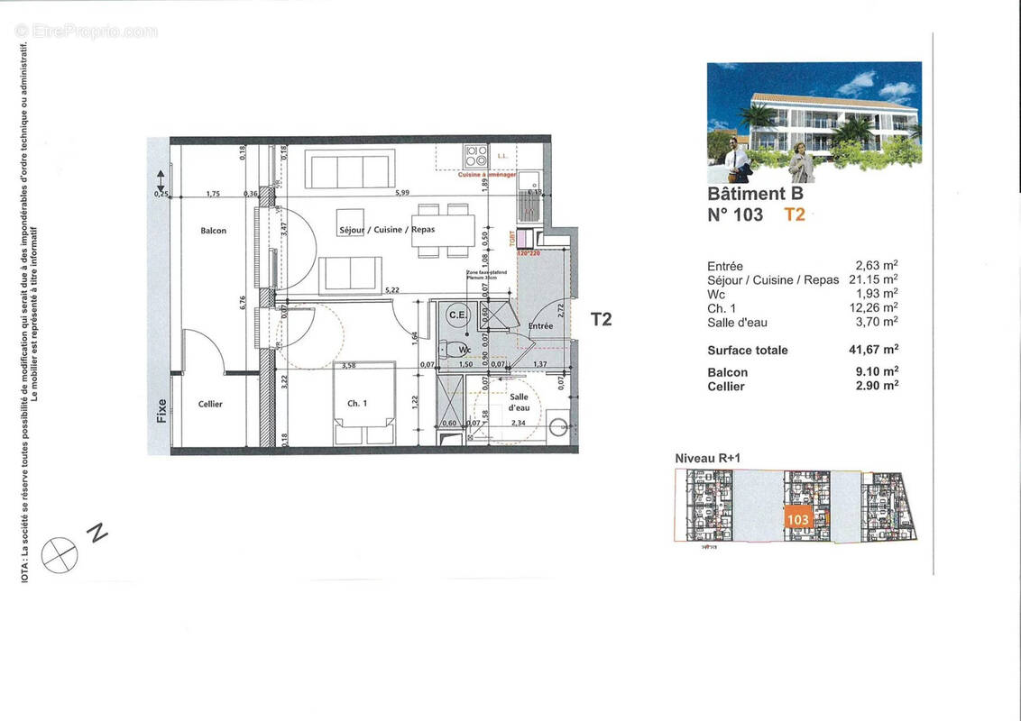Appartement à SAUJON