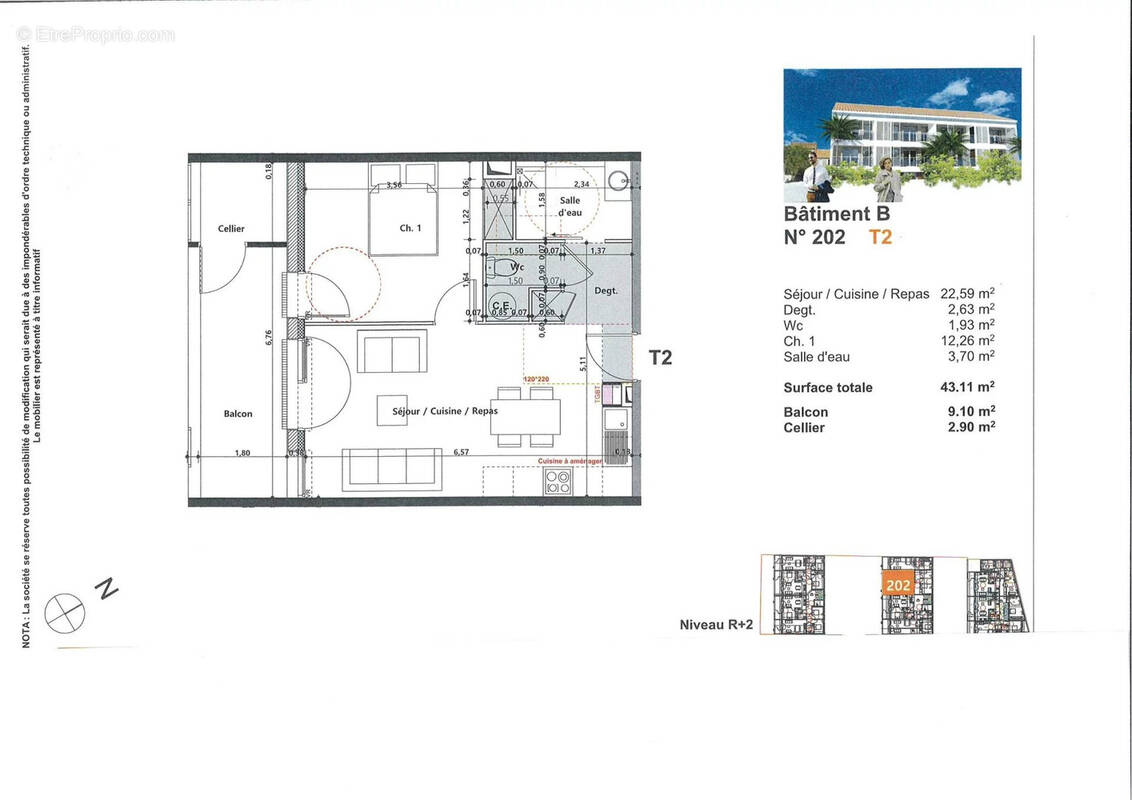 Appartement à SAUJON