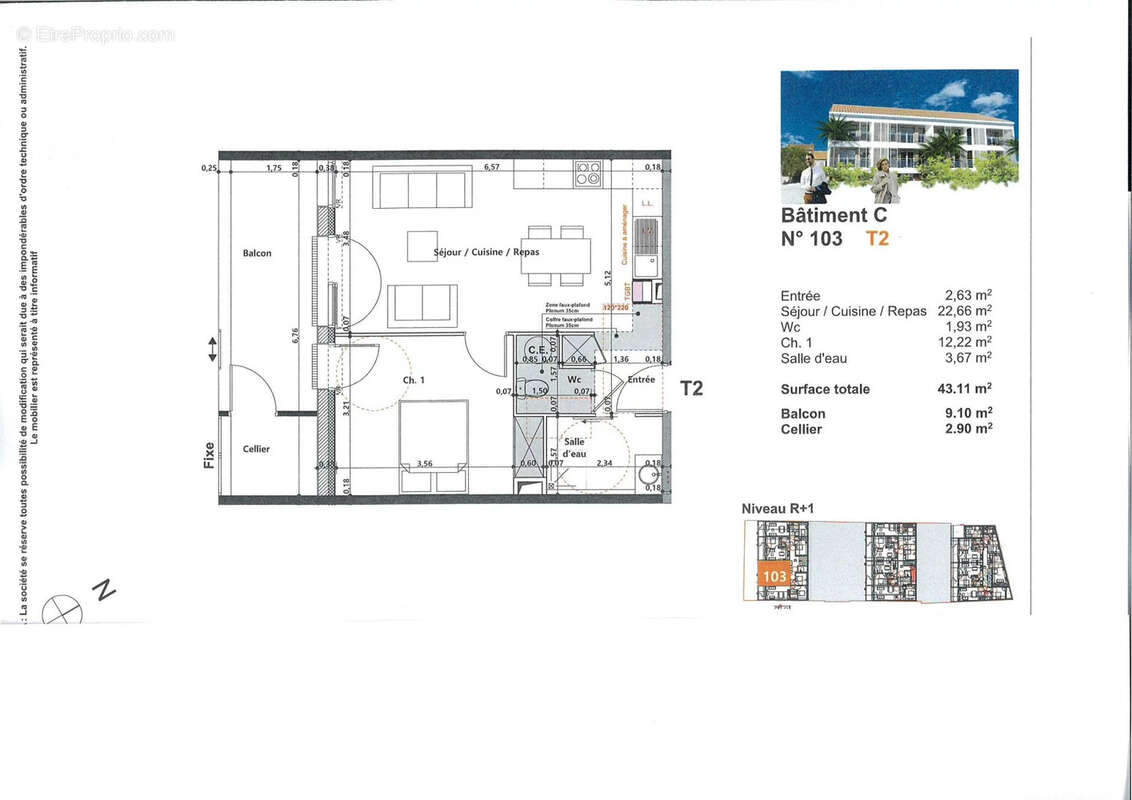 Appartement à SAUJON