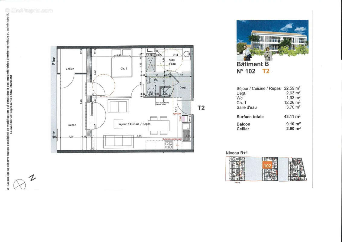 Appartement à SAUJON