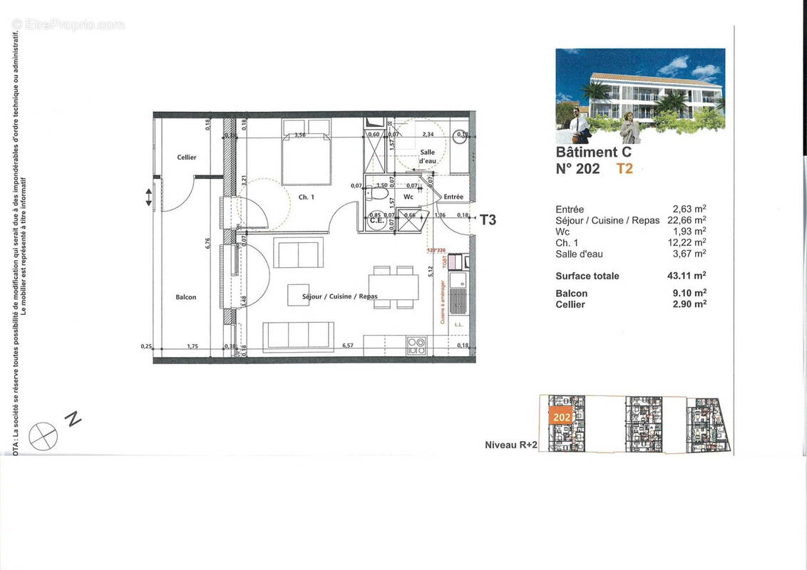 Appartement à SAUJON