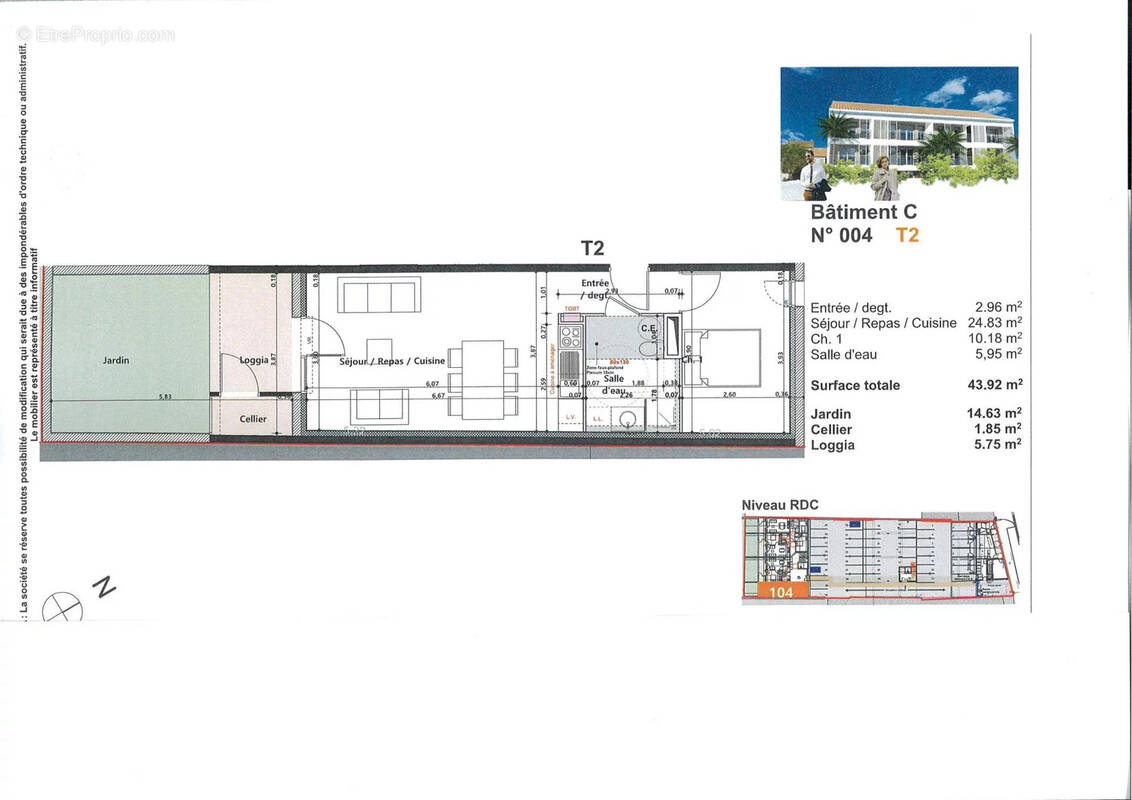 Appartement à SAUJON
