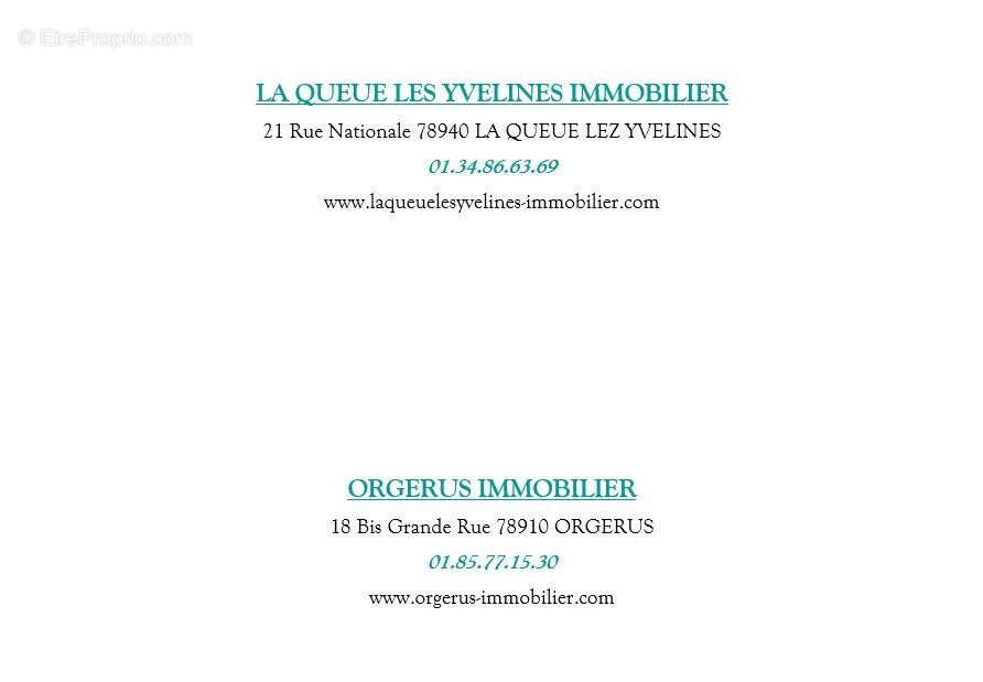 Terrain à LA QUEUE-LES-YVELINES