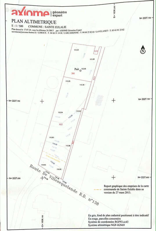 Terrain à SAINTE-EULALIE
