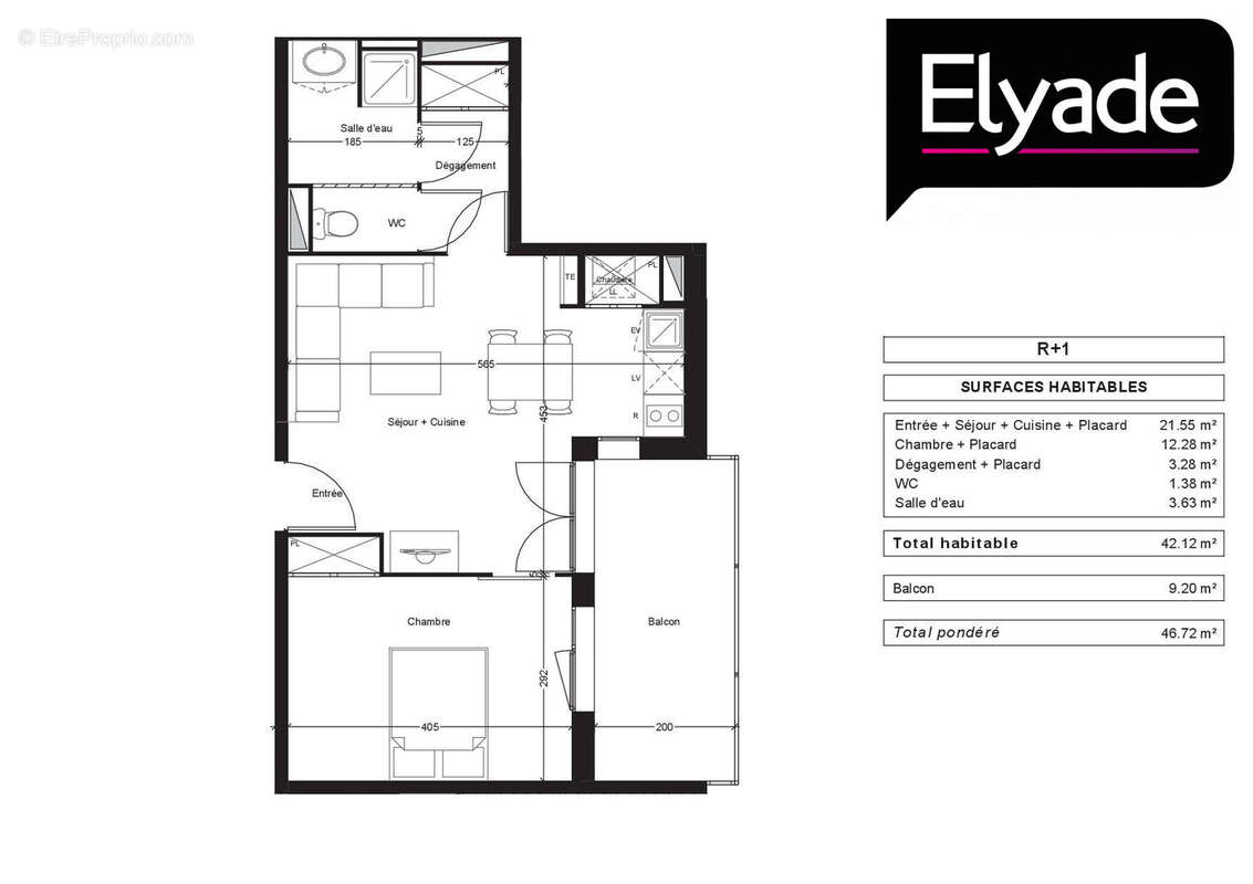 Appartement à BASSENS