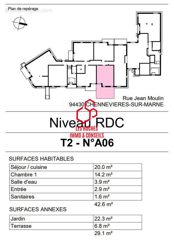Cartouche - Appartement à CHENNEVIERES-SUR-MARNE